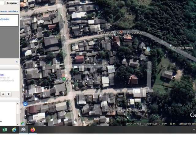 Área de 23.305m², no bairro Tarumã, assim descrito:&lt;BR&gt;Dito imóvel encontra-se devidamente matriculado e melhor descrito sob o nº 51.925, no Registro de Imóveis da Viamão/RS.