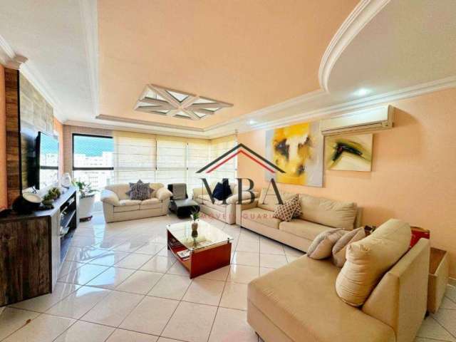 LOCAÇÃO ANUAL - REFORMADO - Apartamento com 3 dormitórios para alugar, 140 m² por R$ 6.800/mês - Praia das Pitangueiras - Guarujá/SP