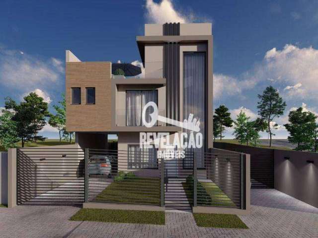 Sobrado com 3 dormitórios à venda, 126 m² por R$ 750.000,00 - Boqueirão - Curitiba/PR
