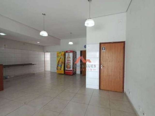 Salão para alugar, 135 m² por R$ 2.554,00/mês - Loteamento Residencial Jardim Esperança - Americana/SP