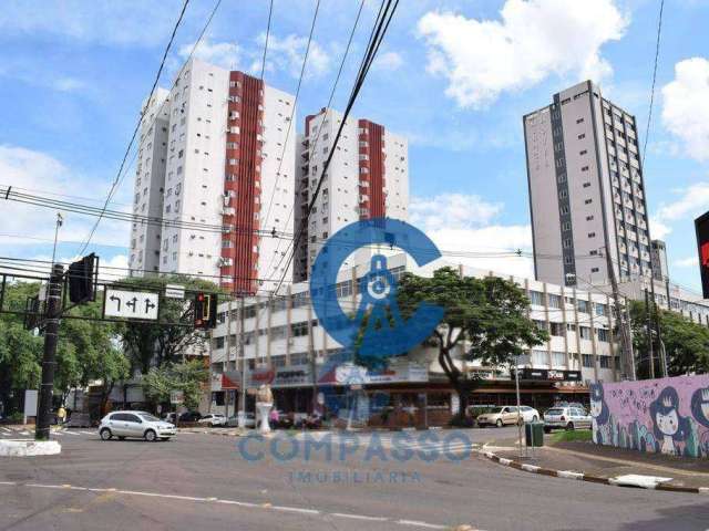 Apartamento com 1 dormitório para alugar, 46 m² por R$ 1.714,58/mês - Centro - Foz do Iguaçu/PR