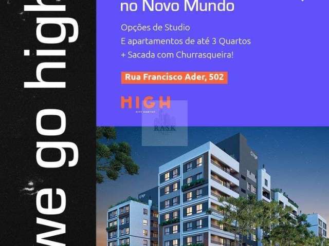 Apartamento Studio à venda em Curitiba, Novo Mundo, 25,00 m².