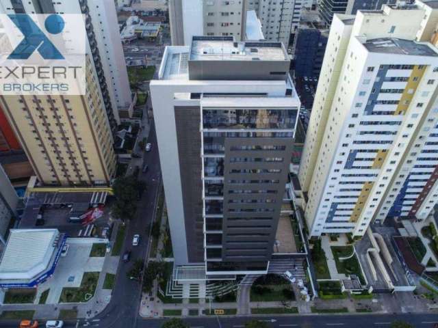 Helbor Stay Batel. Apartamento tipo Studio à venda, 28 m² por R$ 324.990 - Batel - Curitiba/PR