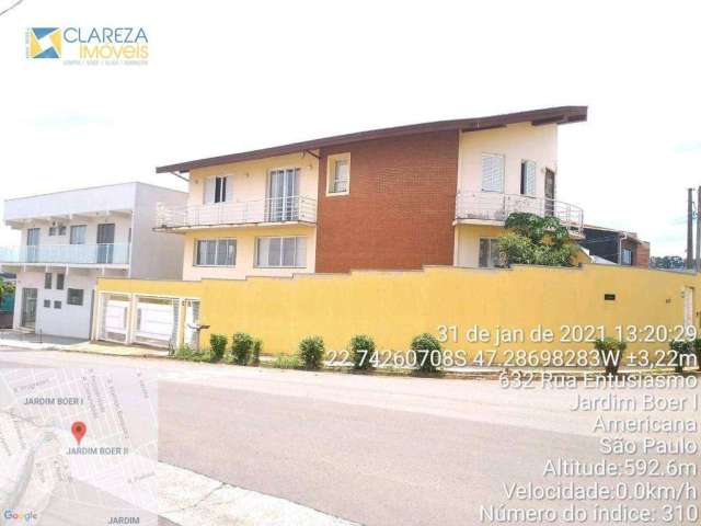 Sobrado com 3 dormitórios à venda, 241 m² por R$ 795.000,00 - Jardim Boer I - Americana/SP