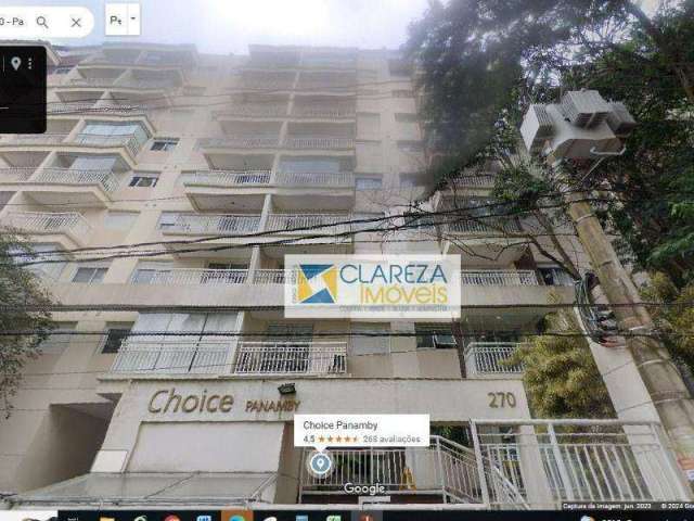 Apartamento com 1 dormitório para alugar, 39 m² por R$ 2.710,00/mês - Panamby - São Paulo/SP