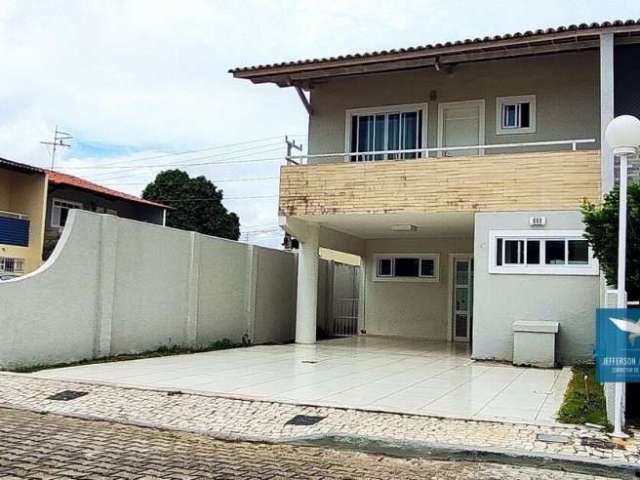 Casa em Condomínio Fechado em Fortaleza Prox. ao Colégio Antares, 138m2, 03 Quartos , Master com Closet, Gabinete