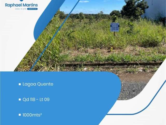 Terreno à venda no bairro Setor Lagoa Quente - Caldas Novas/GO