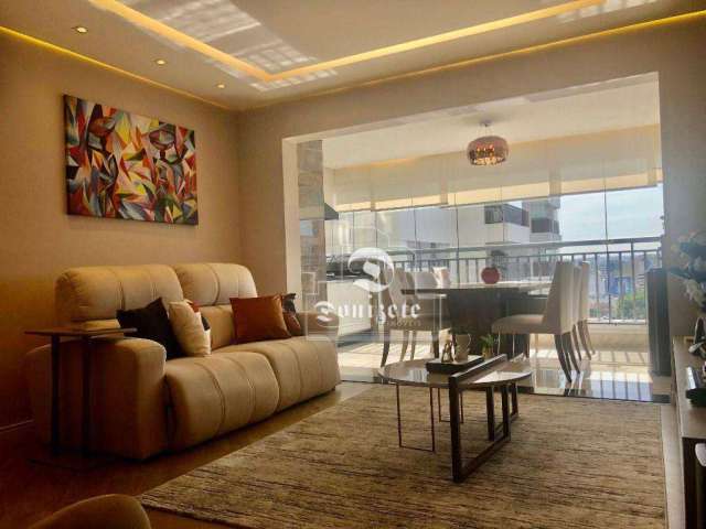 Apartamento com 3 dormitórios à venda, 103 m² por R$ 1.277.000,00 - Centro - Santo André/SP