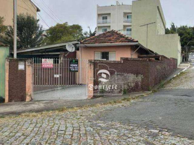 Terreno à venda, 117 m² por R$ 480.000,00 - Vila Alzira - Santo André/SP