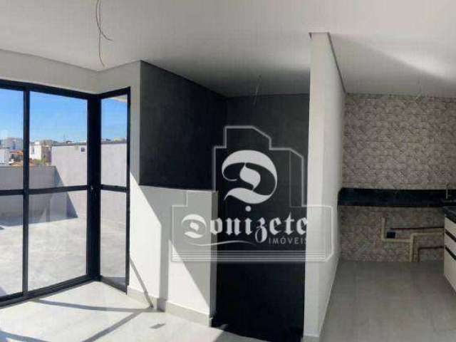 Cobertura com 2 dormitórios à venda, 100 m² por R$ 410.000,00 - Vila Humaitá - Santo André/SP