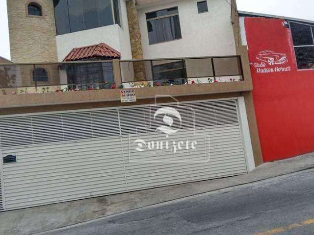 Sobrado, 398 m² - venda por R$ 2.000.000,00 ou aluguel por R$ 13.600,01/mês - Vila Alzira - Santo André/SP