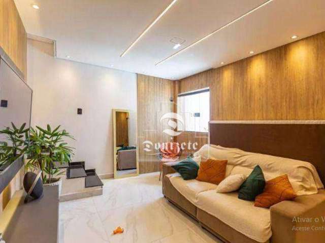 Cobertura com 2 dormitórios à venda, 110 m² por R$ 699.999,90 - Paraíso - Santo André/SP