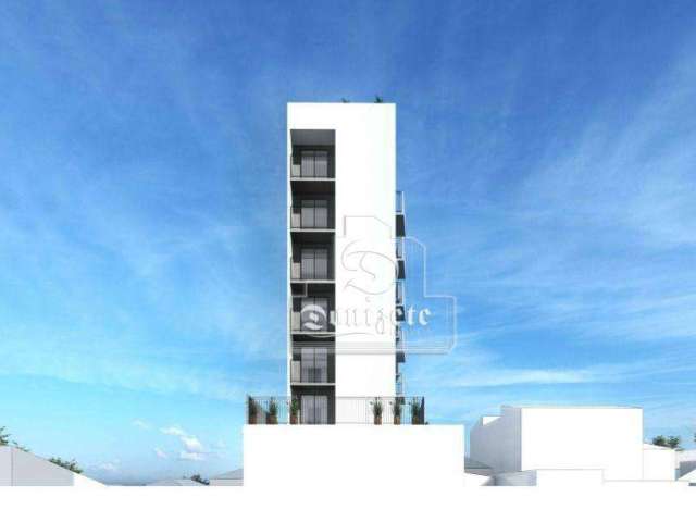 Apartamento com 1 dormitório à venda, 28 m² por R$ 319.999,90 - Campestre - Santo André/SP