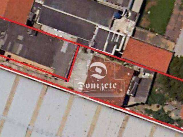 Terreno à venda, 519 m² por R$ 1.499.999,90 - Paraíso - Santo André/SP