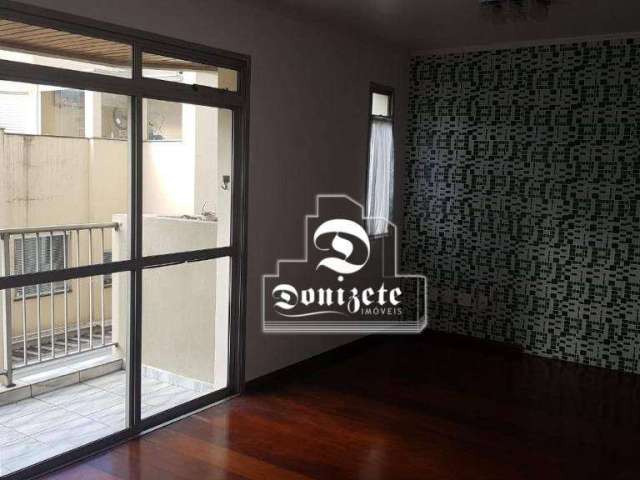 Apartamento com 3 dormitórios para alugar, 141 m² por R$ 4.241,00/mês - Campestre - Santo André/SP
