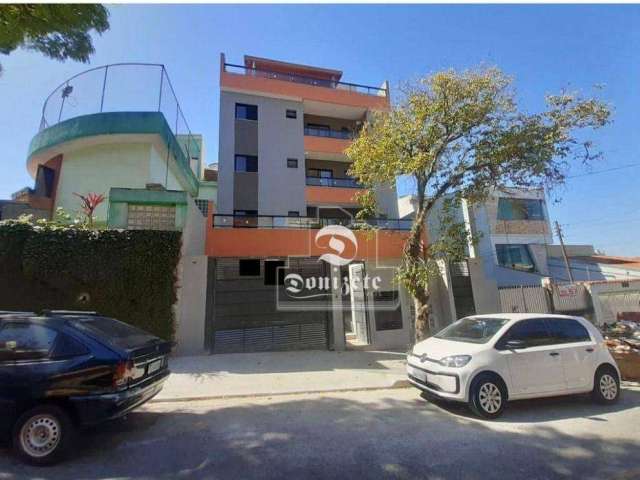 Cobertura com 2 dormitórios, 102 m² - venda por R$ 510.000,00 ou aluguel por R$ 4.630,67/mês - Vila Curuçá - Santo André/SP