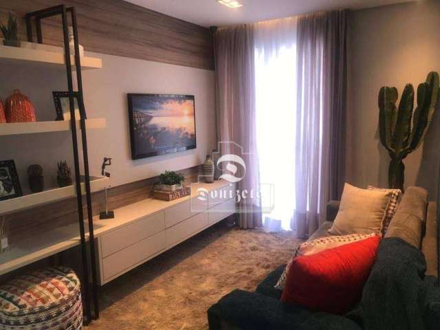 Apartamento com 2 dormitórios à venda, 59 m² por R$ 419.900,00 - Casa Branca - Santo André/SP