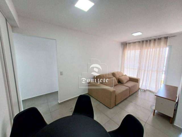 Apartamento com 2 dormitórios para alugar, 53 m² por R$ 3.402,00/mês - Vila São Pedro - Santo André/SP