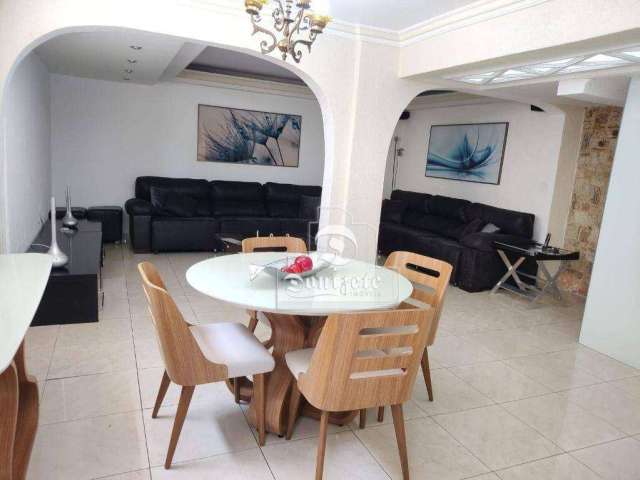 Casa com 4 dormitórios para alugar, 362 m² por R$ 12.452,40/mês - Campestre - Santo André/SP