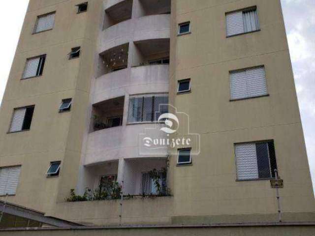 Apartamento com 2 dormitórios para alugar, 58 m² por R$ 2.673,00/mês - Vila Camilópolis - Santo André/SP