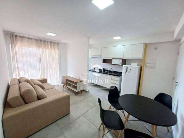 Apartamento com 2 dormitórios para alugar, 53 m² por R$ 3.400,00/mês - Vila São Pedro - Santo André/SP