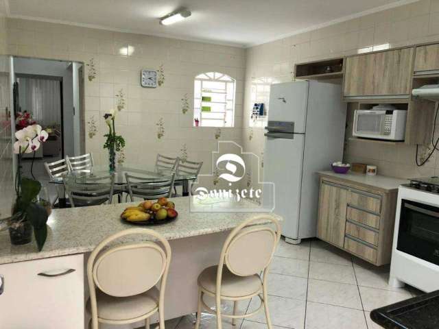 Sobrado com 3 dormitórios à venda, 170 m² por R$ 556.500,00 - Parque Jaçatuba - Santo André/SP