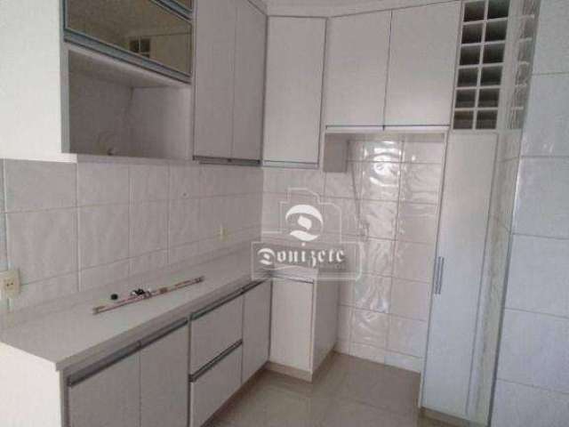 Apartamento com 2 dormitórios para alugar, 75 m² por R$ 2.470,00/mês - Vila Homero Thon - Santo André/SP
