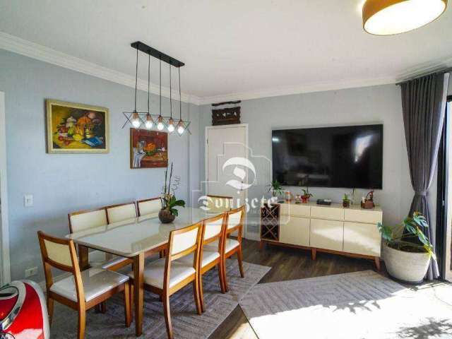 Apartamento com 3 dormitórios à venda, 87 m² por R$ 644.999,90 - Vila Assunção - Santo André/SP
