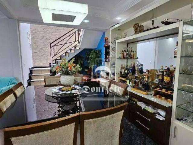 Sobrado com 5 dormitórios, 181 m² - venda por R$ 2.000.000,00 ou aluguel por R$ 5.252,29/mês - Vila Bastos - Santo André/SP