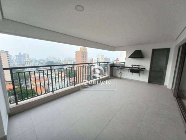 Apartamento com 3 dormitórios, 165 m² - venda por R$ 2.000.000,00 ou aluguel por R$ 13.680,00/mês - Vila Gilda - Santo André/SP
