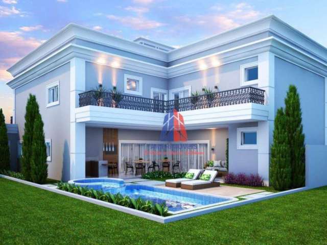 Sobrado com 5 dormitórios à venda, 400 m² por R$ 3.800.000,00 - Loteamento Residencial Jardim Villagio - Americana/SP