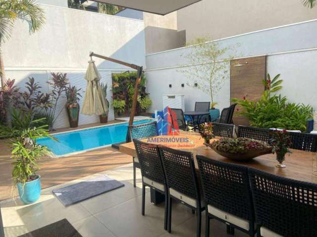 Casa com 3 dormitórios para alugar, 300 m² por R$ 12.270,00/mês - Jardim Portal da Colina - Americana/SP