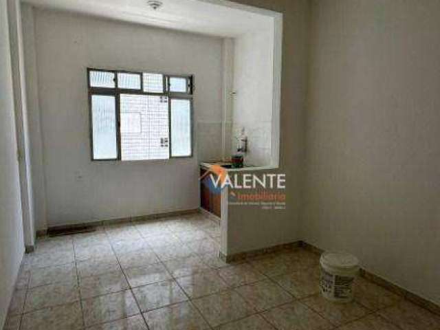 Kitnet com 1 dormitório para alugar, 27 m² por R$ 1.200,00/mês - Centro - São Vicente/SP