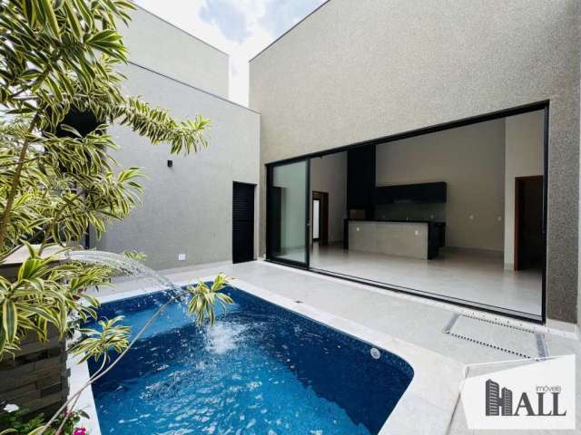 Casa em condomínio fechado com 3 quartos à venda na Rua Projetada 40, Residencial SetLife 1, Mirassol, 157 m2 por R$ 900.000