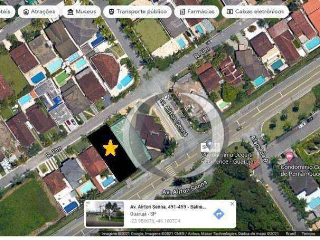 Terreno à venda, 360 m² por R$ 470.000,00 - Pernambuco II - Guarujá/SP