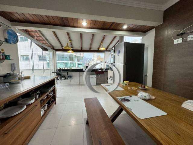 Cobertura com 3 dormitórios à venda, 135 m² por R$ 600.000,00 - Enseada - Guarujá/SP