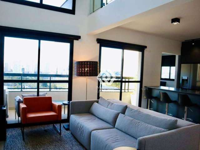 Apartamento Duplex com 1 dormitório à venda, 95 m² por R$ 960.000,00 - Jardim Aquarius - São José dos Campos/SP