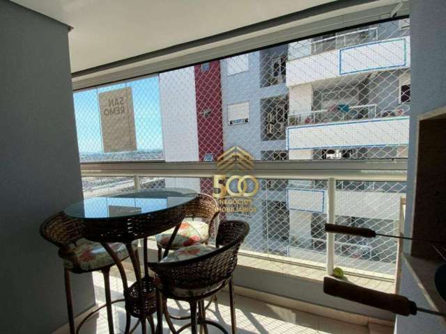 Apartamento com 3 dormitórios à venda, 87 m² por R$ 710.700,00 - Campinas - São José/SC