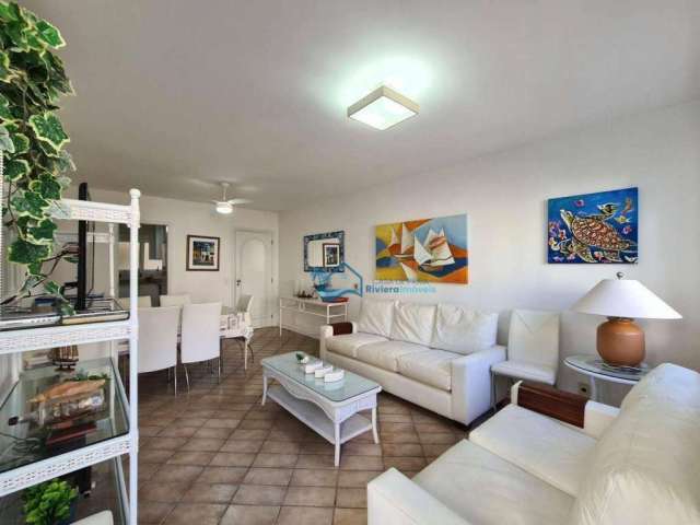 Apartamento com 4 dormitórios para alugar, 124 m² por R$ 2.100,00/dia - Riviera Módulo 3 - Bertioga/SP