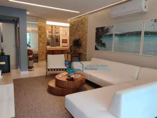 Apartamento com 3 dormitórios para alugar, 102 m² por R$ 3.200,00/dia - Riviera de São Lourenço - Bertioga/SP