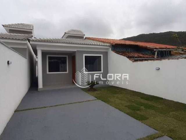 Casa com 2 dormitórios e churrasqueira à venda, 81 m² por R$ 420.000 - São Bento da Lagoa - Maricá/RJ