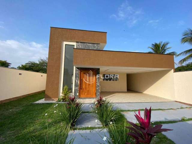 Casa no Barroco com psicina e 3 dormitórios à venda, 175 m² por R$ 850.000 - Barroco (Itaipuaçu) - Maricá/RJ