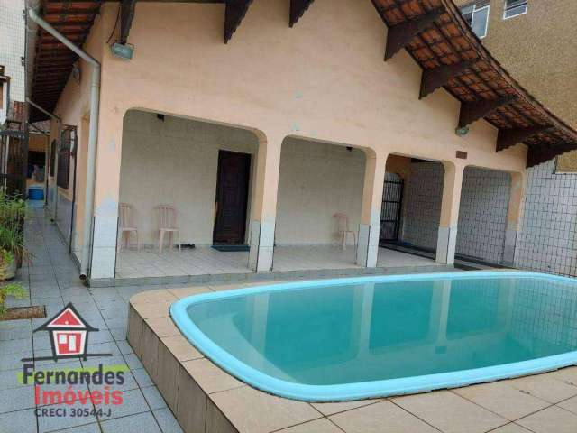 Casa isolada com piscina 4 quartos para alugar definitivo pacote em Avenida Paris, 260 m² por R$ 15.000/mês - Canto do Forte - Praia Grande/SP