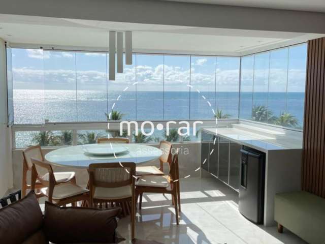 Belíssimo e exclusivo apartamento na beira mar de Candeias, 198 m², 3 quartos, 2 suítes e 2 vagas.