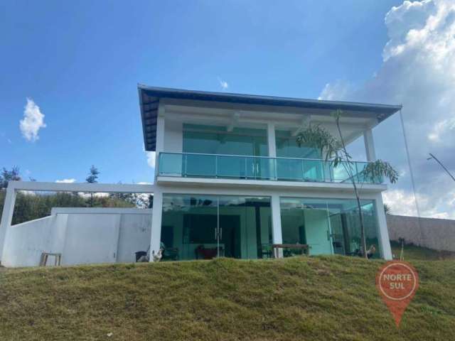 Casa com 3 dormitórios, 200 m² - venda por R$ 1.060.000,00 ou aluguel por R$ 5.000,00/mês - Condomínio Quintas do Rio Manso - Brumadinho/MG