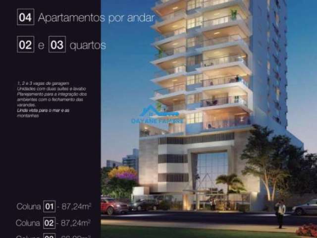 Apartamento Alto Padrão, 02 Suites, Area de Lazer Completa, 02 Vagas de Garagem, Avenida Atlântica, Praia do Morro, Guar