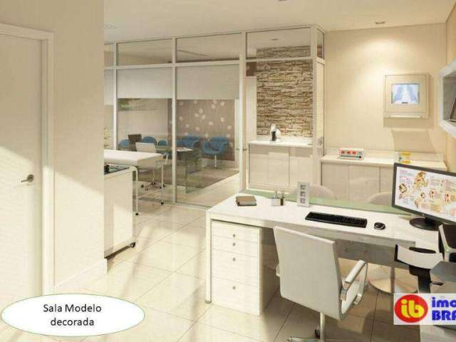 Sala para alugar, 42 m² , 2 banheiros , 1 vaga .por R$ 4.640/mês - Tatuapé - São Paulo/SP