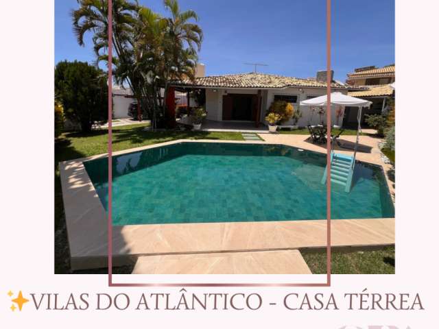 Casa térrea vilas do atlântico com piscina