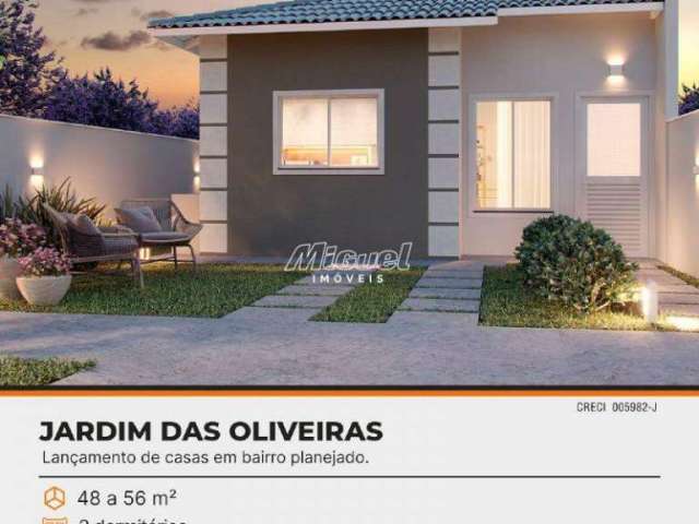 Casa, à venda, 2 quartos, Jardim Das Oliveiras , Parque Conceição - Piracicaba