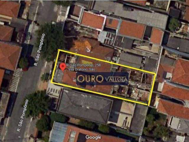 Terreno à venda, 325 m² por  Moóca - São Paulo